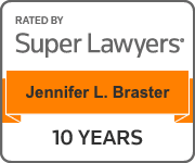 Jennifer Braster Super Lawyers 10 Year Badge
